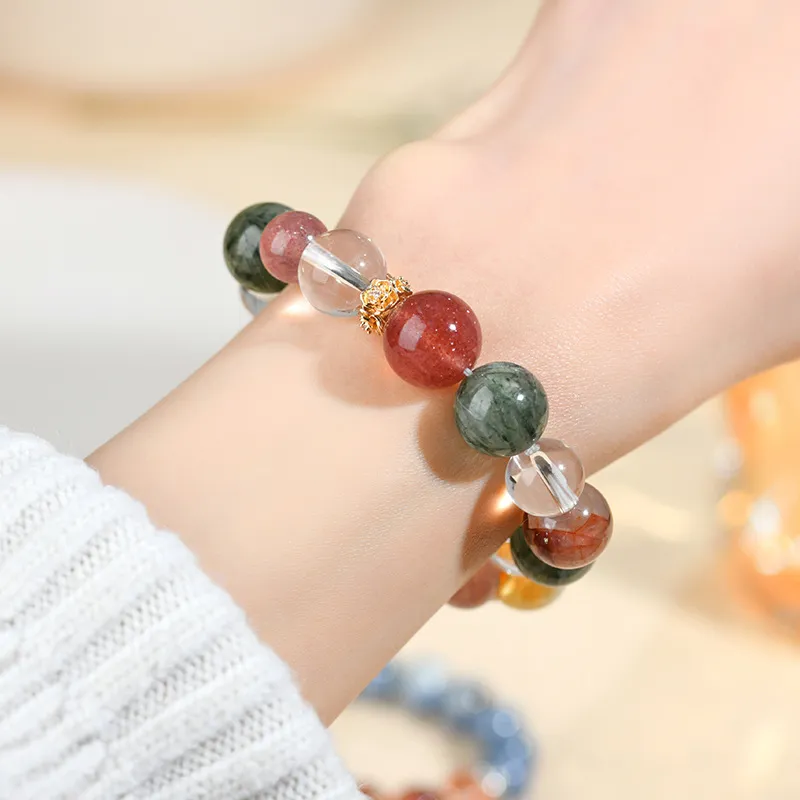 Strange Snow Crystal Jade Bracelets Unisex-4
