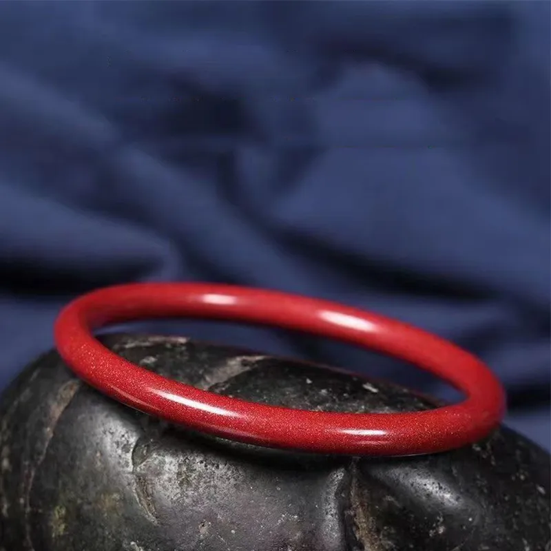 Strange Snow Reconstructed Cinnabar Bangles Unisex-2
