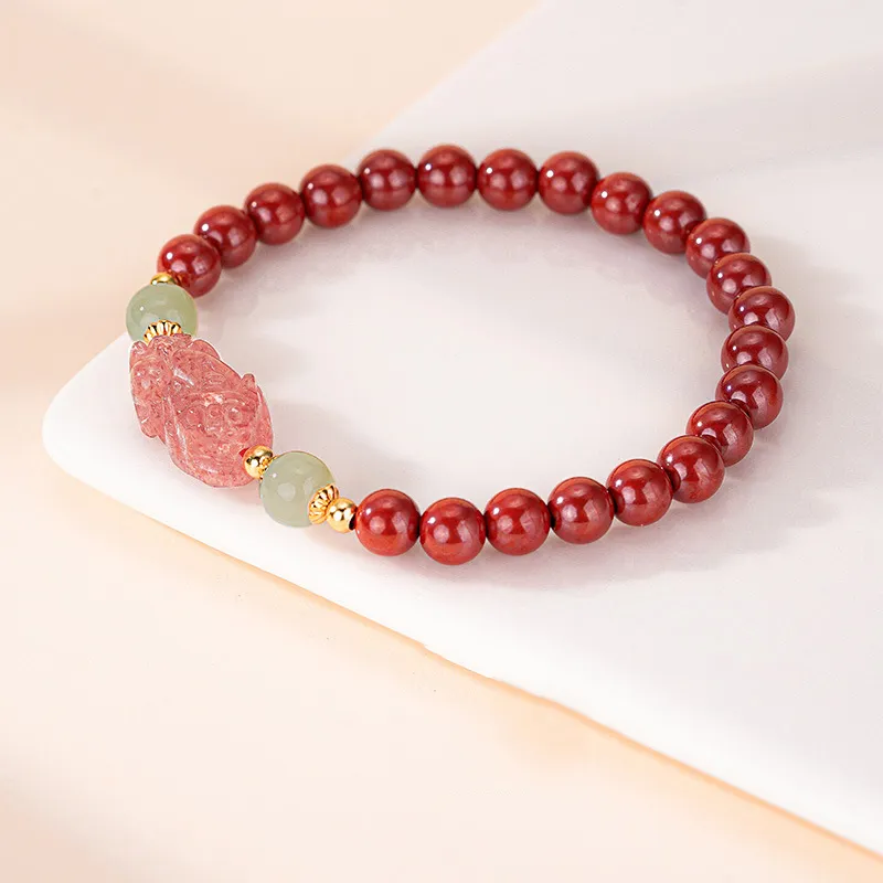 Strange Snow Cinnabar Bracelets Unisex-3