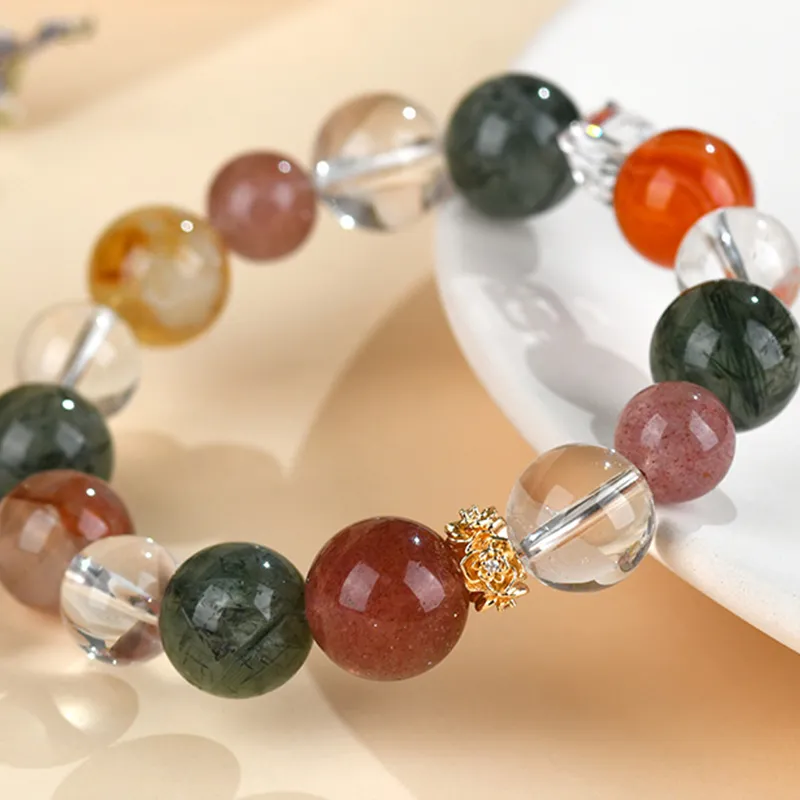 Strange Snow Crystal Jade Bracelets Unisex-2