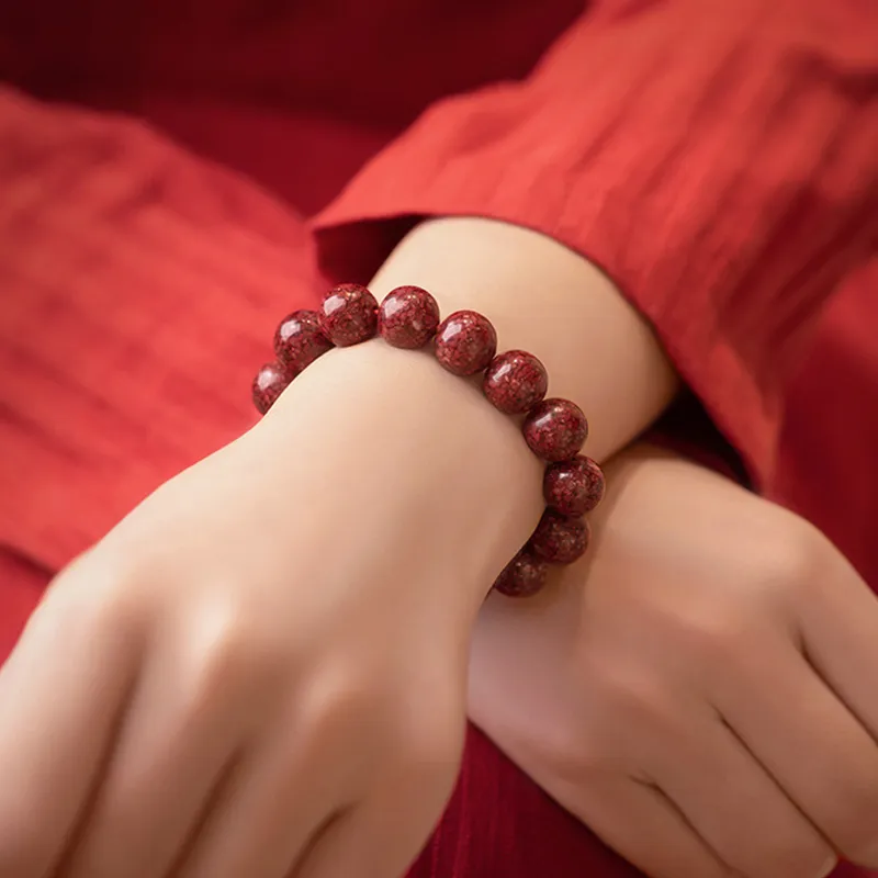 Strange Snow Cinnabar Bracelets Unisex-3