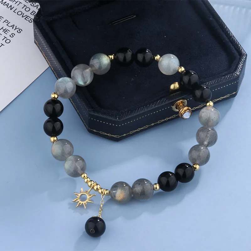 Strange Snow Obsidian Bracelets Unisex-1