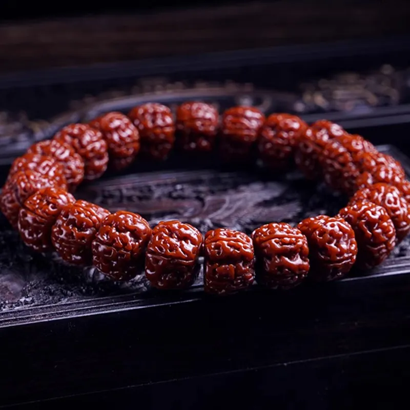 Strange Snow King Kong Bodhi Seeds Bracelets Unisex-1