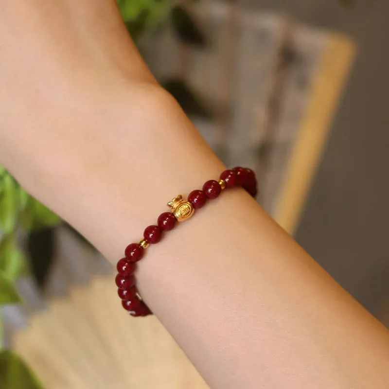 Strange Snow Cinnabar Bracelets Unisex-4