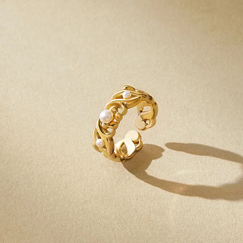 Amber Lollipop Lilith Garden Collection Pearl Rings Women's-3