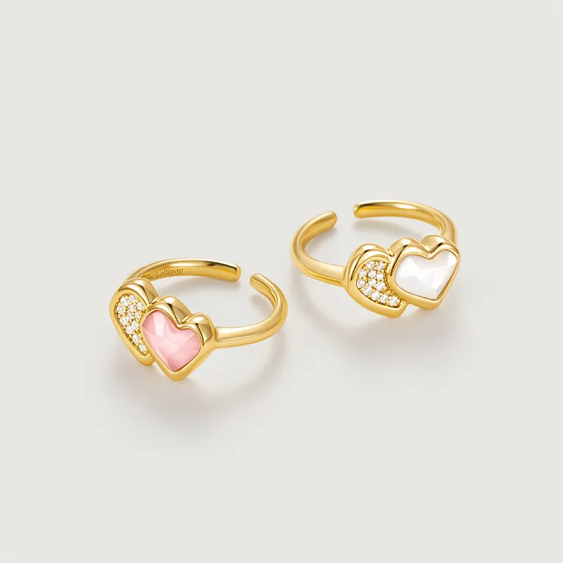 Amber Lollipop AMOUR Collection Shell Rings Women's-5