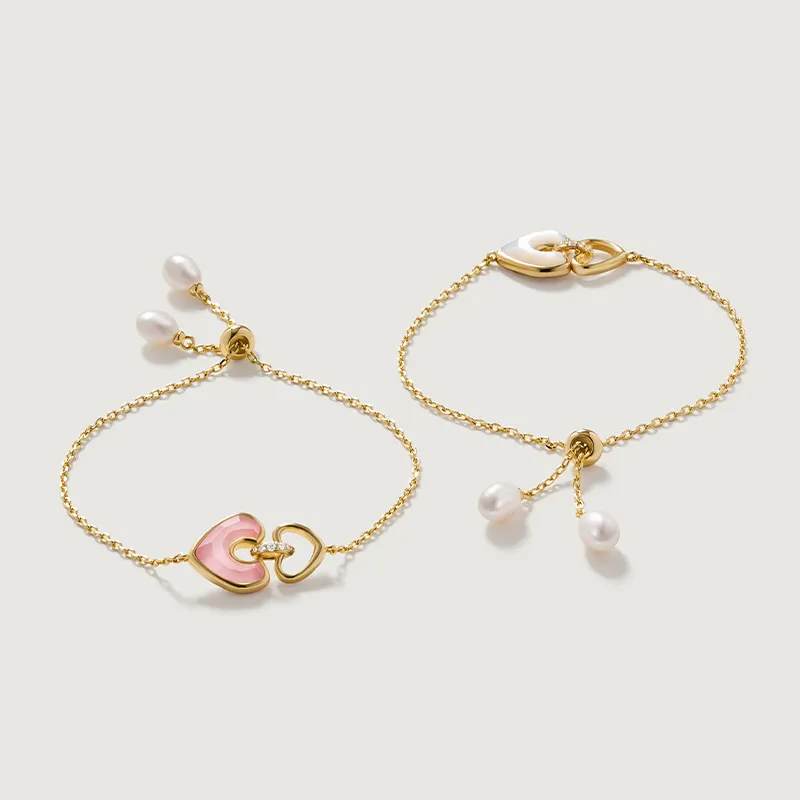Amber Lollipop AMOUR Collection Pearl Bracelets Women's-12