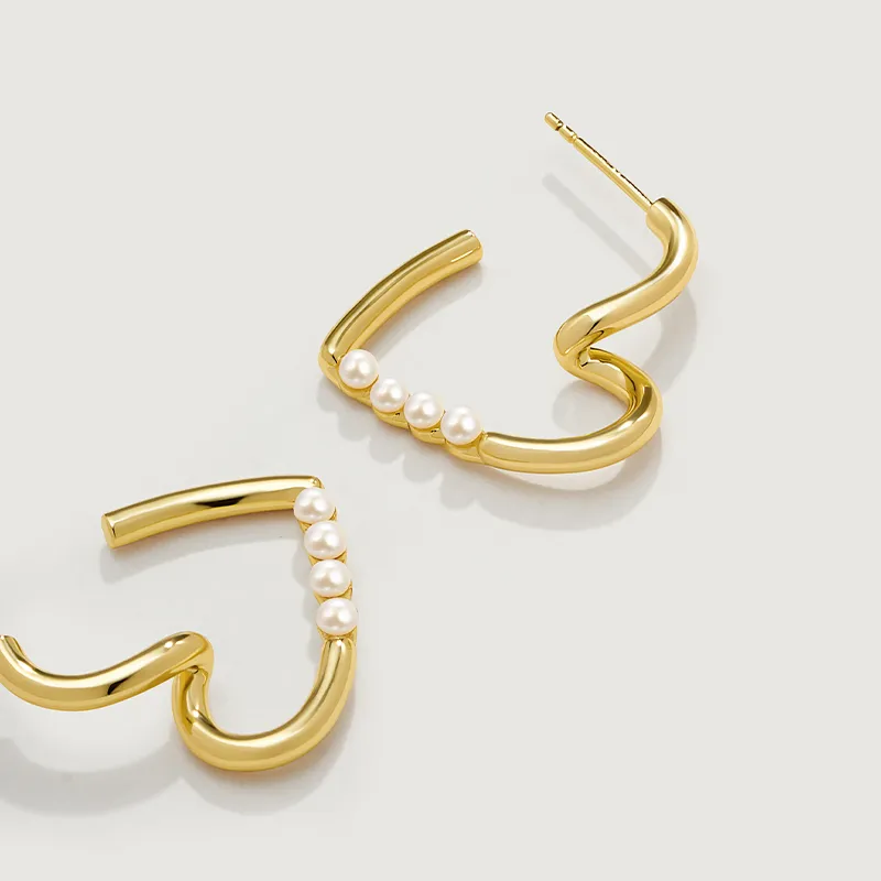 Amber Lollipop AMOUR Collection Pearl Earrings Women's-3