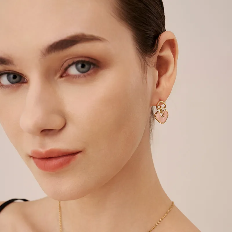 Amber Lollipop Shell Earrings Women's-6