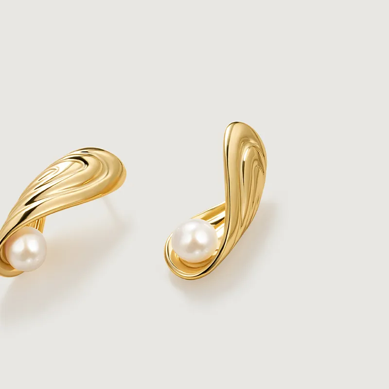 Amber Lollipop Pearl Earrings Women's-7