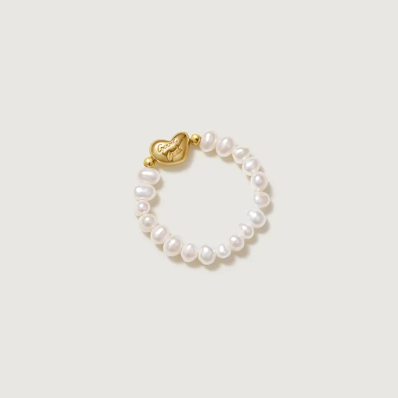 Amber Lollipop Luck Collection Pearl Rings Women's-4