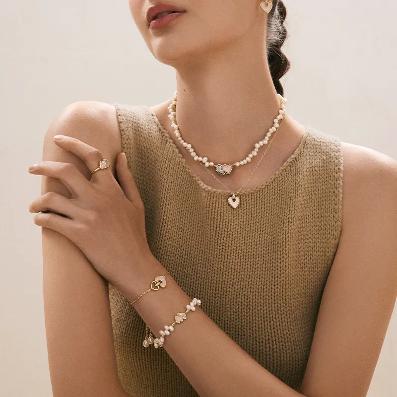 Amber Lollipop AMOUR Collection Pearl Bracelets Women's-8