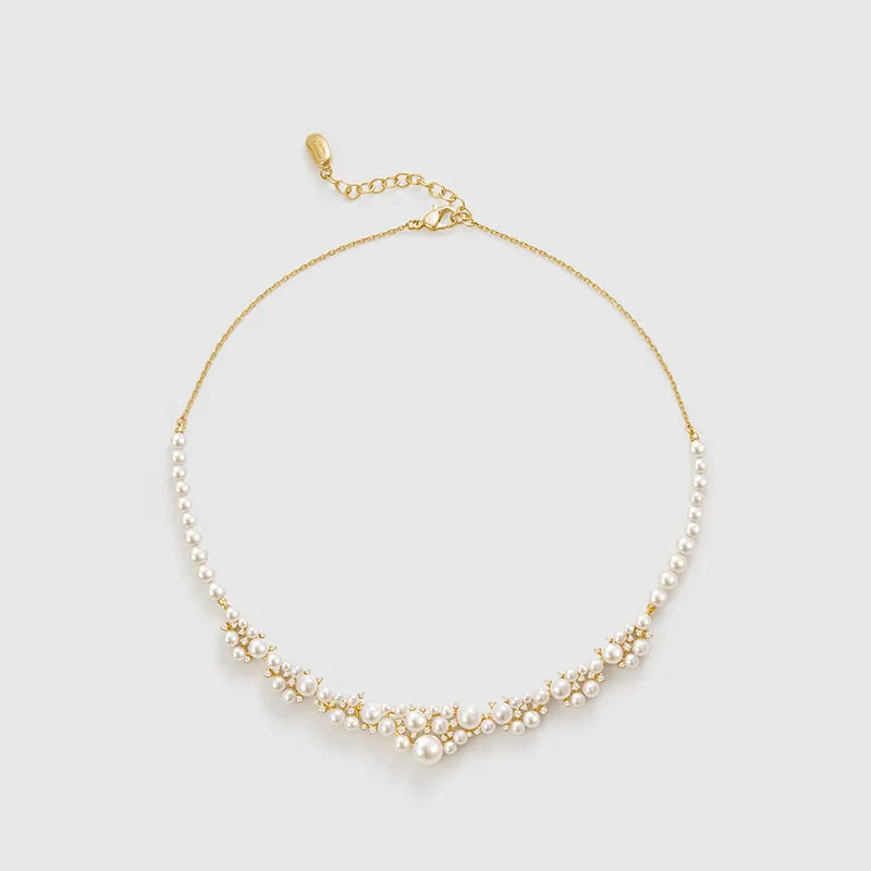 Amber Lollipop Shell Pearl Necklaces Women's-3