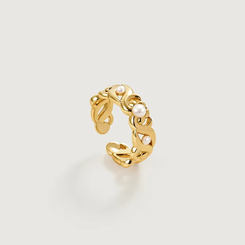 Amber Lollipop Lilith Garden Collection Pearl Rings Women's-5
