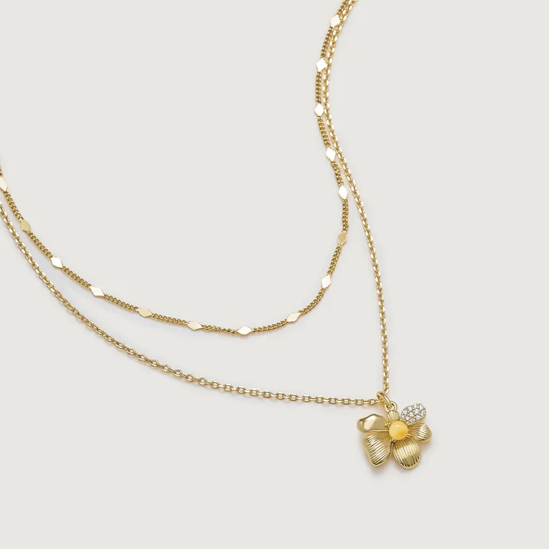 Amber Lollipop Ta'if Rose Collection Alloy Necklaces Women's-6