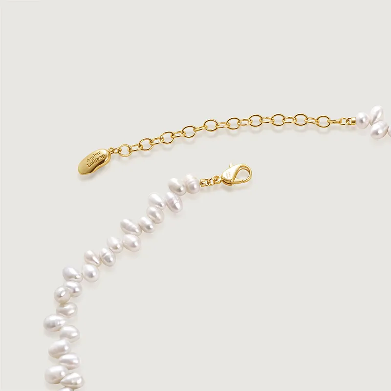 Amber Lollipop Pearl Necklaces Women's-3