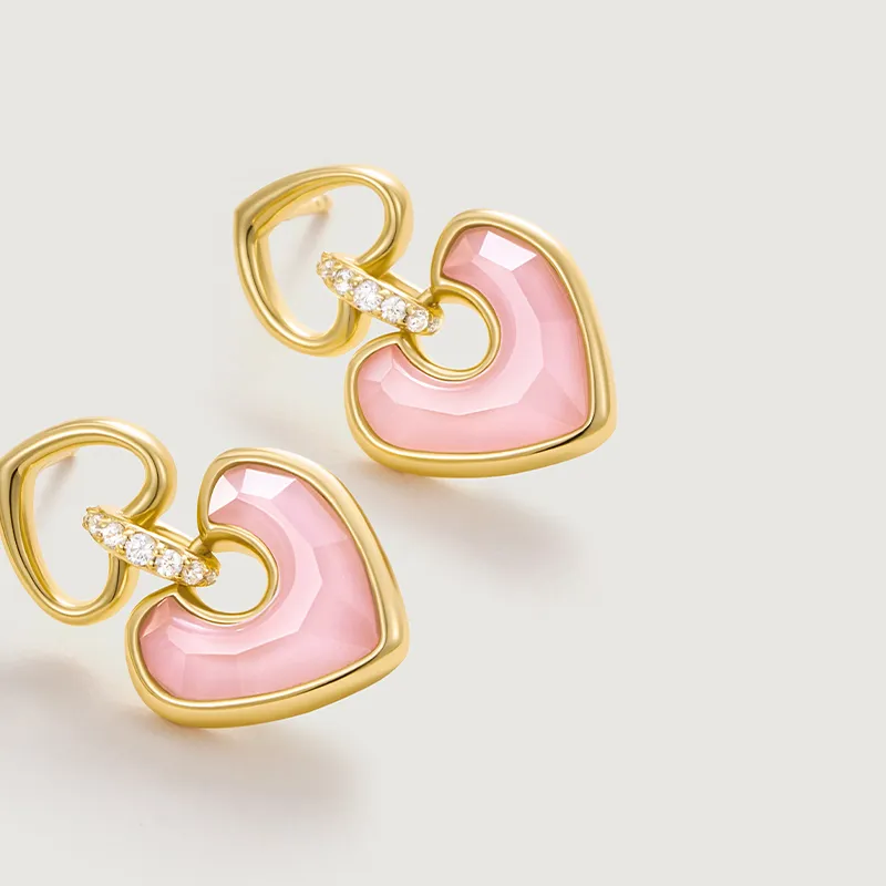 Amber Lollipop Shell Earrings Women's-8