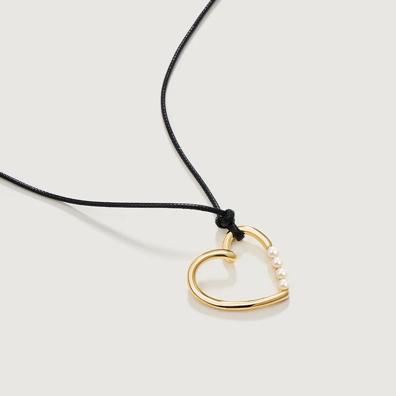 Amber Lollipop Pearl Necklaces Women's-5