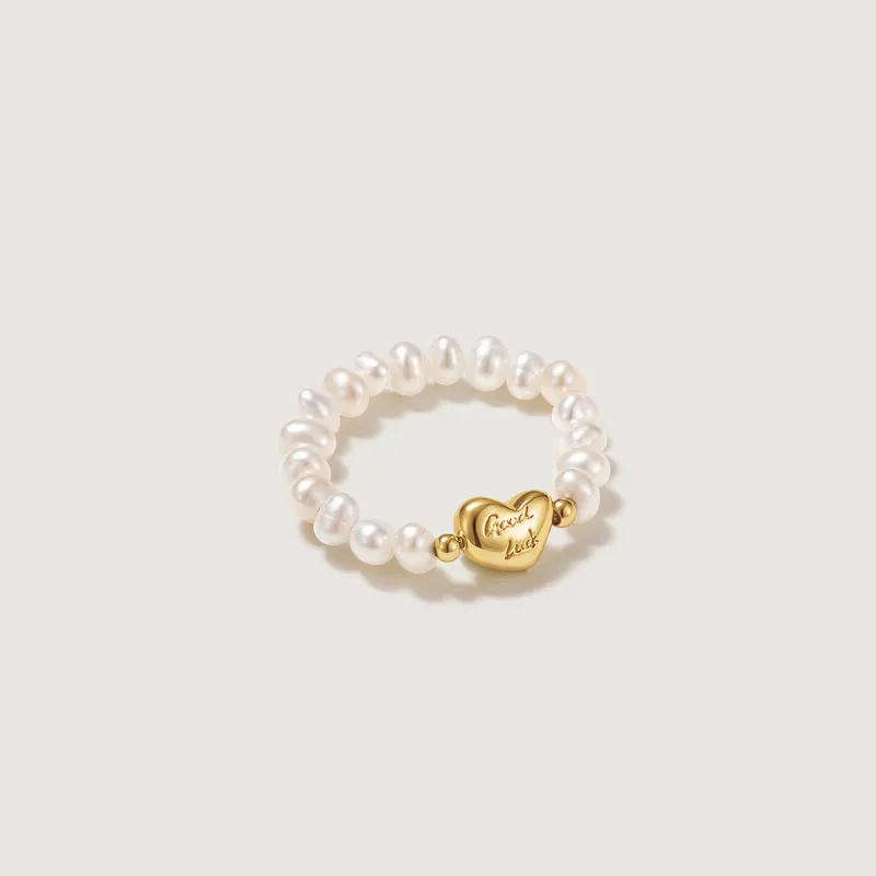 Amber Lollipop Luck Collection Pearl Rings Women's-3
