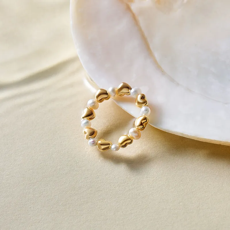 Amber Lollipop Luck Collection Pearl Rings Women's-2