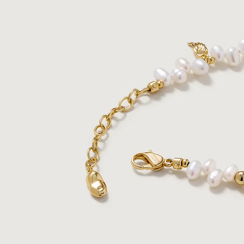 Amber Lollipop Flying Feather Series Pearl Bracelets Women's-4