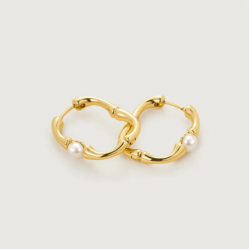 Amber Lollipop Pearl Earrings Women's-5