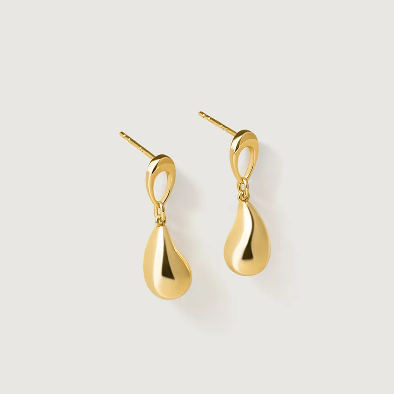 Amber Lollipop S925 Silver Stud Earrings Women's-5