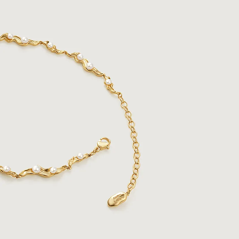 Amber Lollipop Pearl Necklaces Women's-5