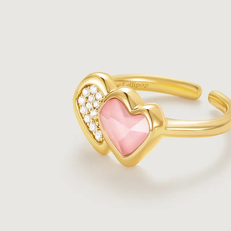 Amber Lollipop AMOUR Collection Shell Rings Women's-9