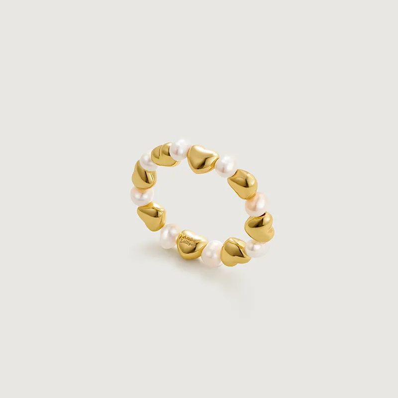 Amber Lollipop Luck Collection Pearl Rings Women's-5