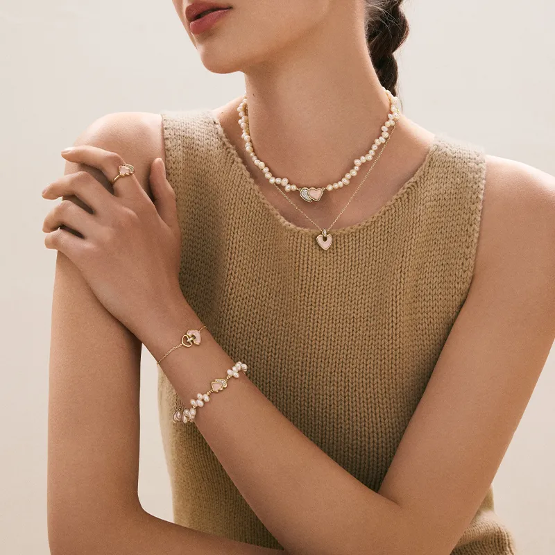 Amber Lollipop AMOUR Collection Pearl Bracelets Women's-8
