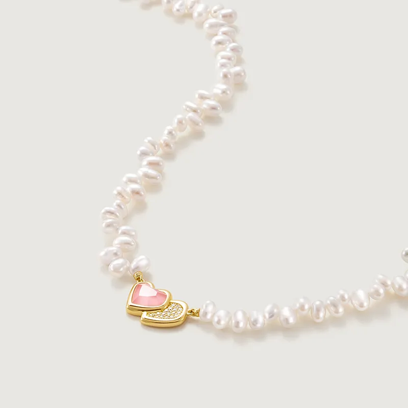 Amber Lollipop Pearl Necklaces Women's-7