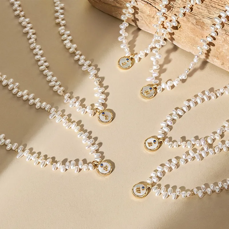 Amber Lollipop Pearl Necklaces Women's-1