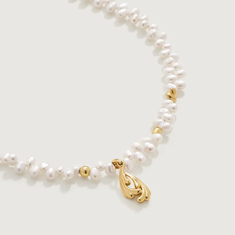Amber Lollipop Pearl Necklaces Women's-3