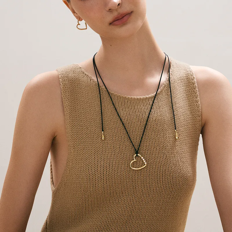 Amber Lollipop Pearl Necklaces Women's-2