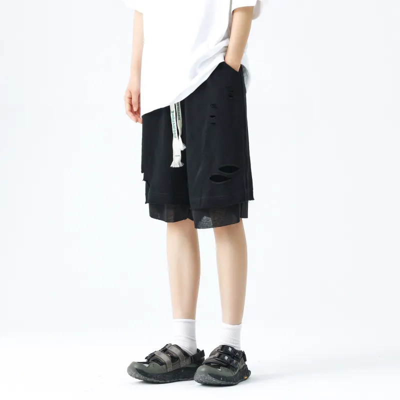 SUPERMOON Loose Fit Shorts Unisex-2