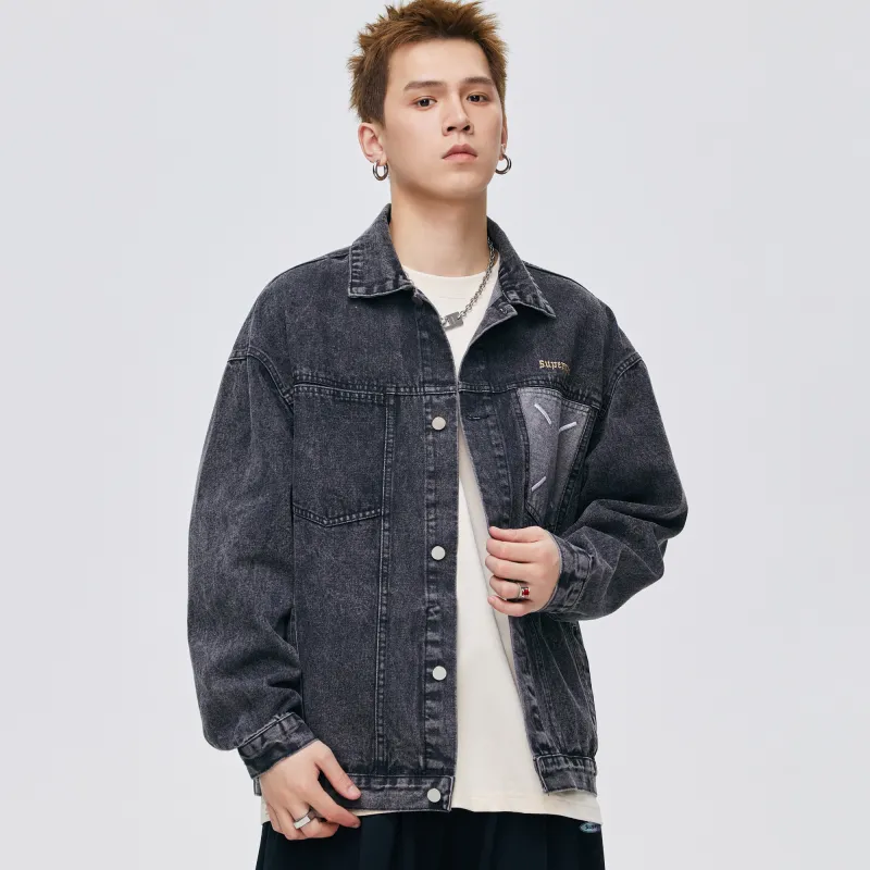 SUPERMOON Denim Jackets Unisex-3