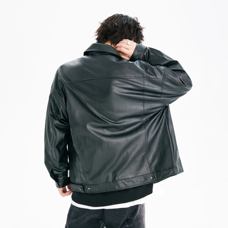 SUPERMOON Leather Jackets Unisex-2