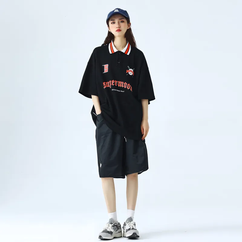 SUPERMOON Loose Fit Shorts Unisex-28