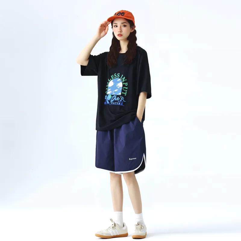 SUPERMOON Loose Fit Shorts Unisex-8