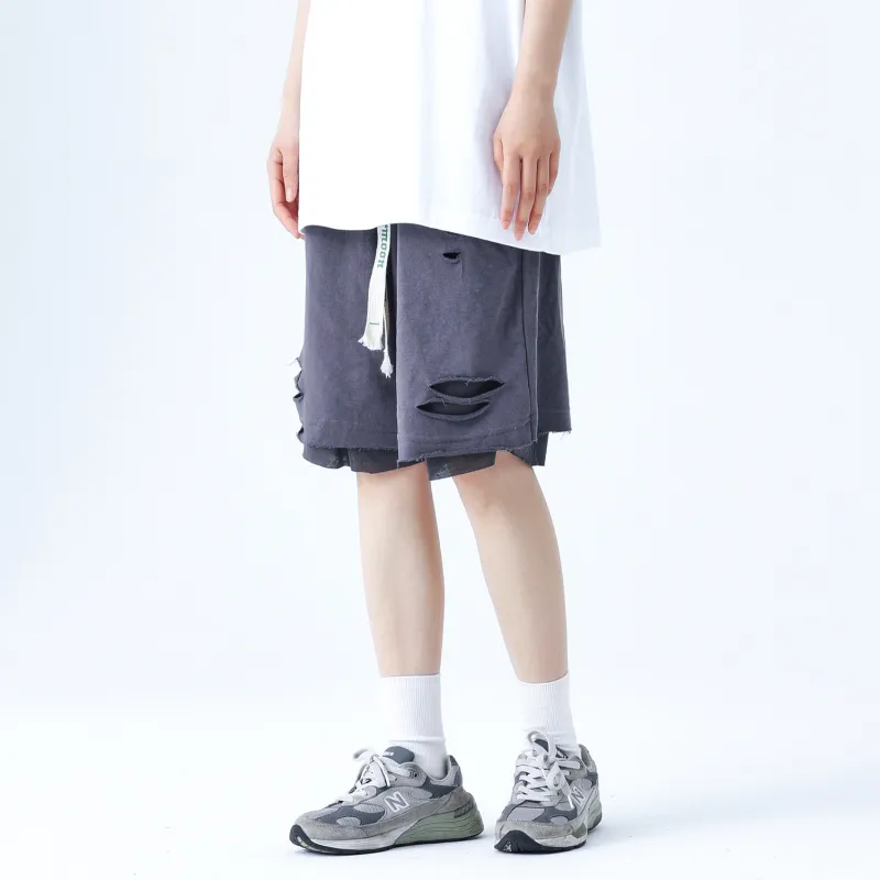 SUPERMOON Loose Fit Shorts Unisex-15