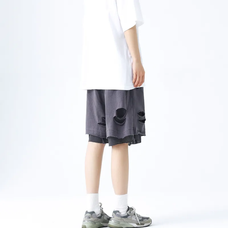 SUPERMOON Loose Fit Shorts Unisex-10