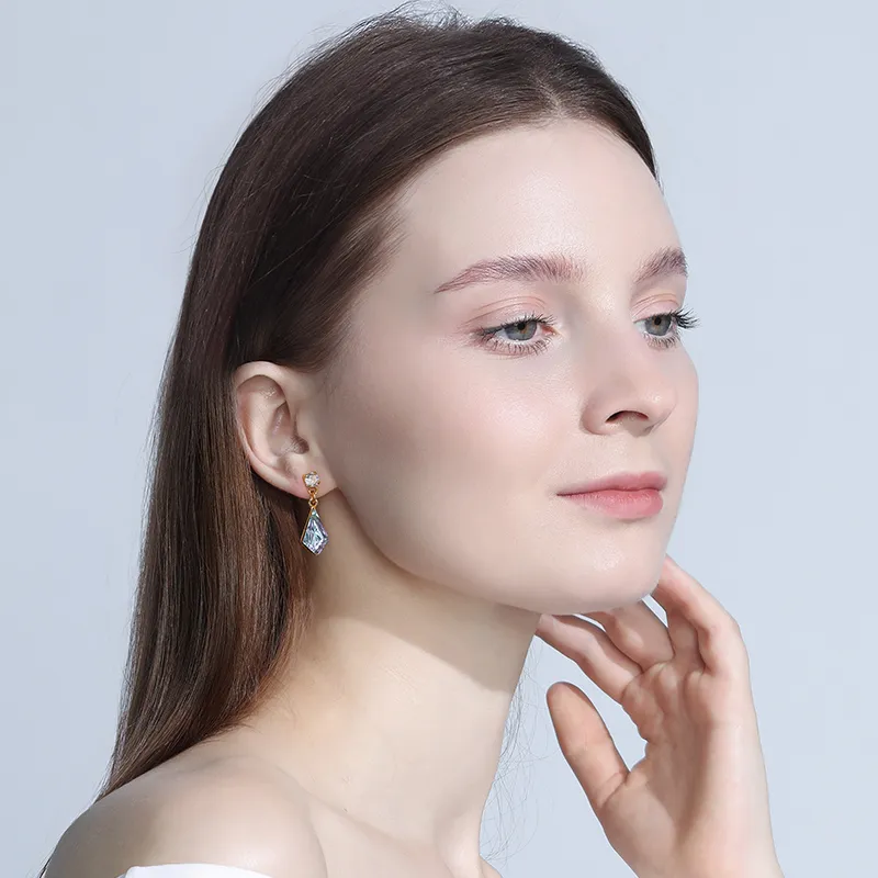 Cercoo Crystal Earrings Women's-1