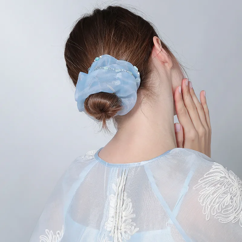 Cercoo Artificial Crystal Hair Tie Women's-1