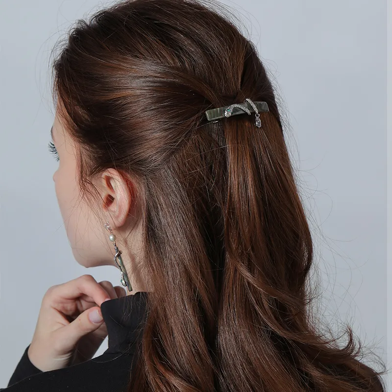 Cercoo Austrian Diamond Hair Clips Women's-1