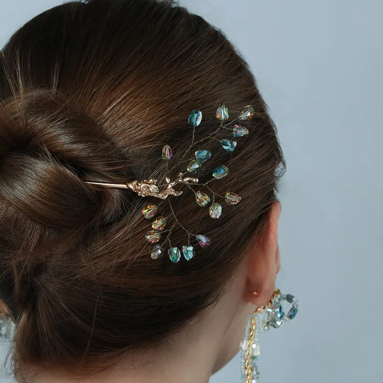 Cercoo Crystal Hairpins Women's-3