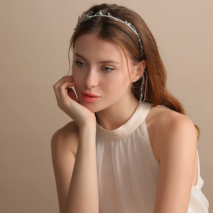 Cercoo Artificial Crystal Headbands Women's-3