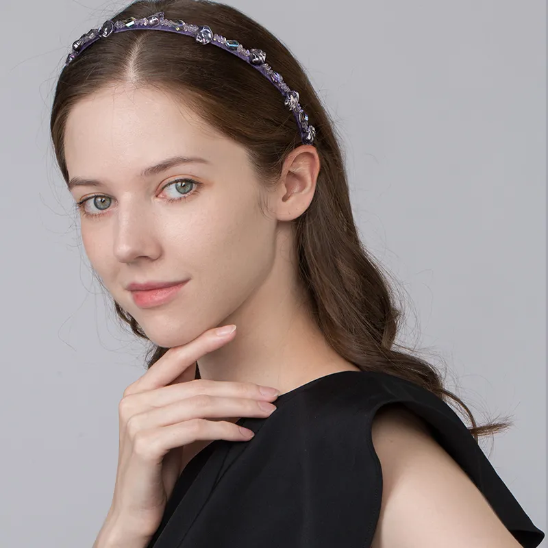 Cercoo Artificial Crystal Headbands Women's-1