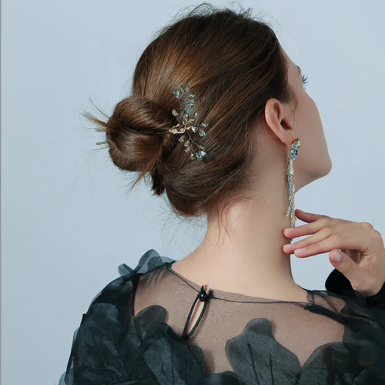 Cercoo Crystal Hairpins Women's-1