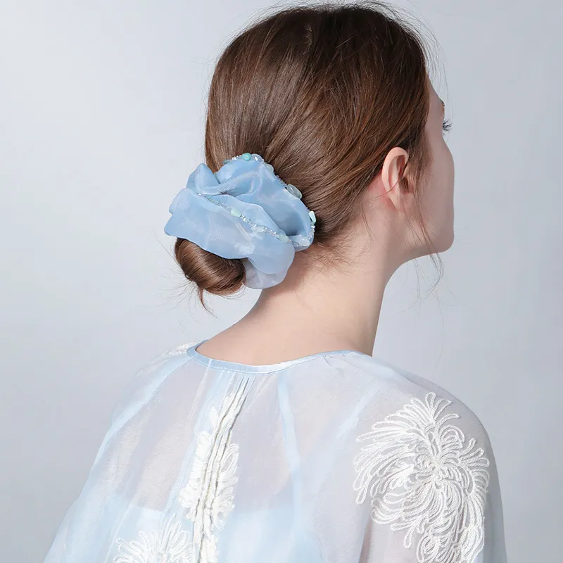 Cercoo Artificial Crystal Hair Tie Women's-2